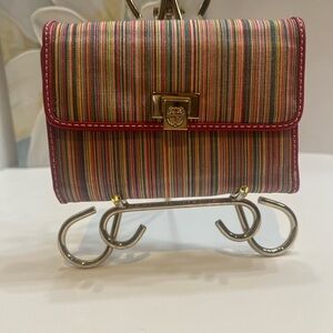 Liz Claiborne Multicolor Striped Wallet
